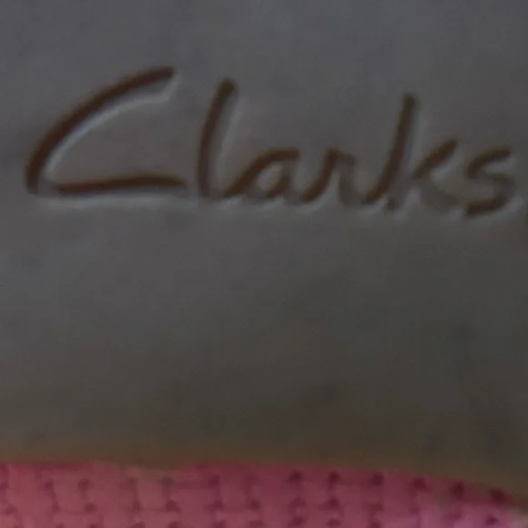 Clarks Artisan Tige De Cuir Loafers Suede Flats Circa 2013 Pink Excellent Size 7 - Picture 7 of 8